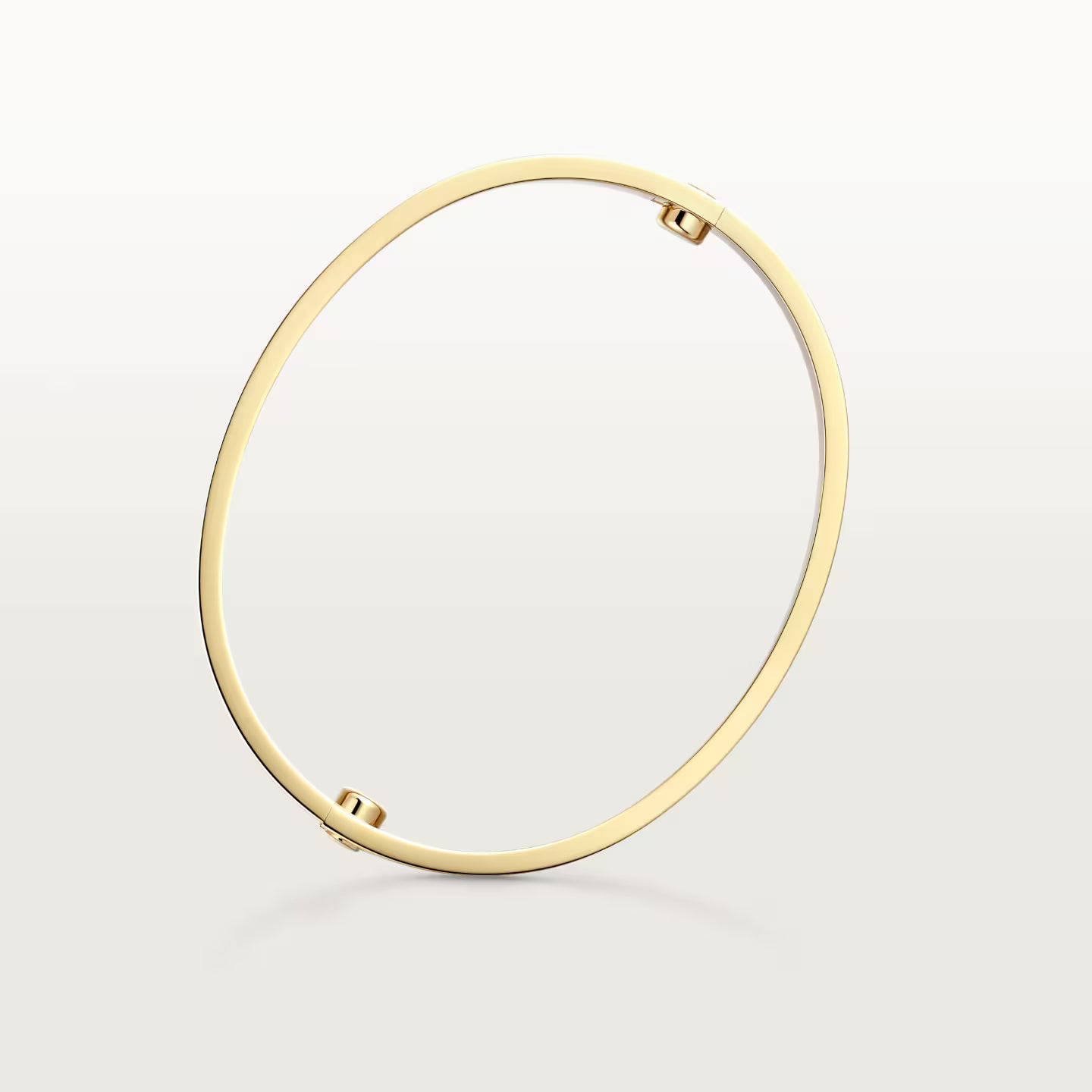 Pulsera LOVE cierre con tornillo <br> Oro Amarillo