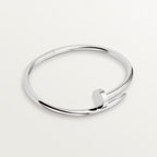 Pulsera Juste un Clou <br> Oro Blanco