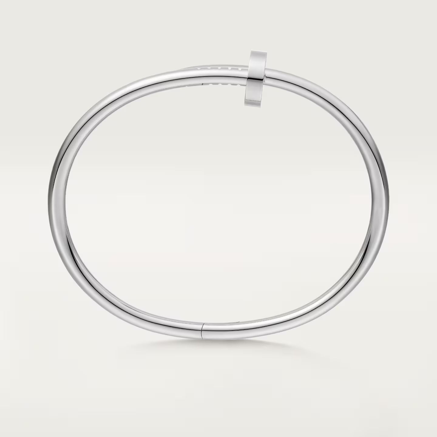 Pulsera Juste un Clou <br> Oro Blanco