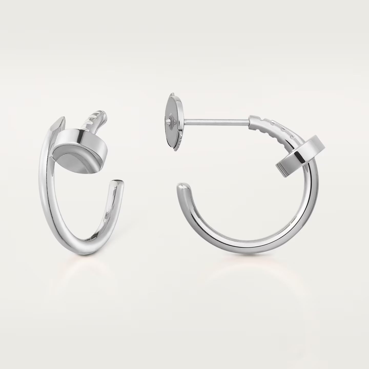 Juste un Clou Aros - Oro Blanco