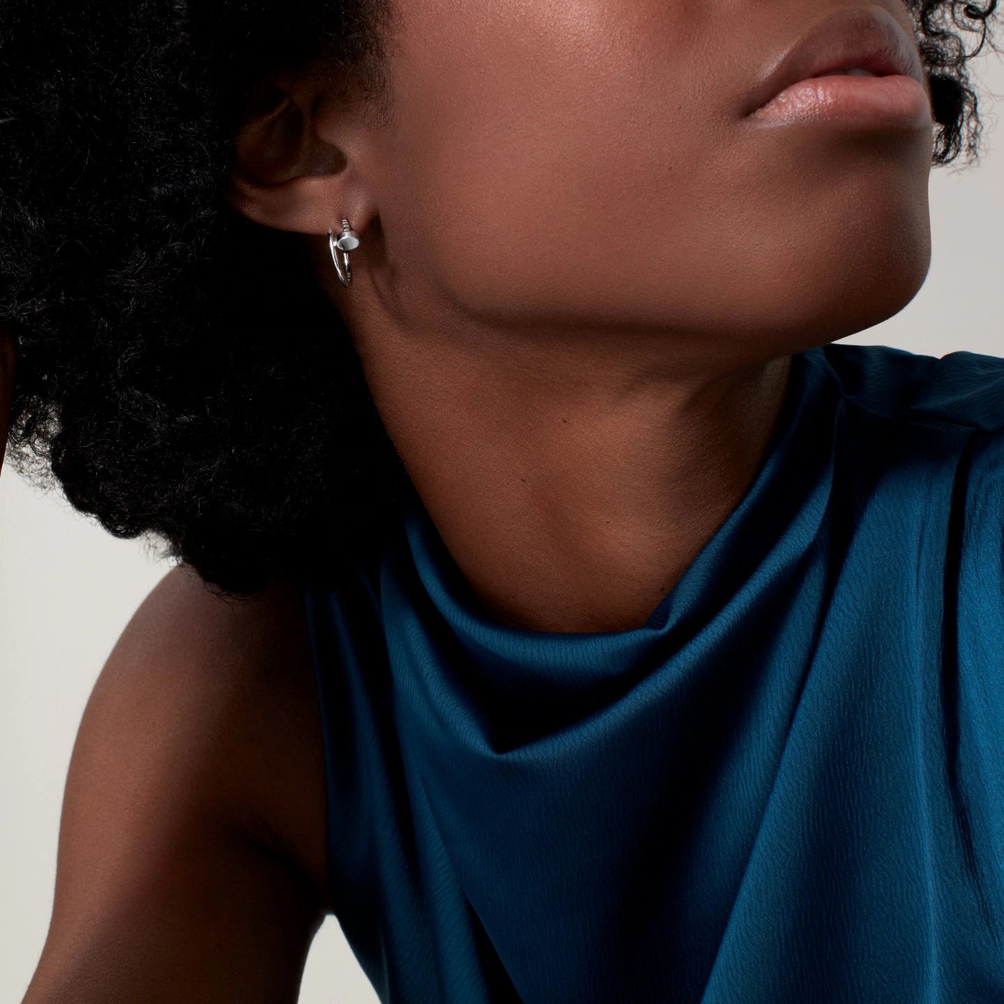 Juste un Clou Aros - Oro Blanco