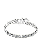 Bracelet Serpenti Viper <br> Oro blanco 18k, diamante 2,80 ct