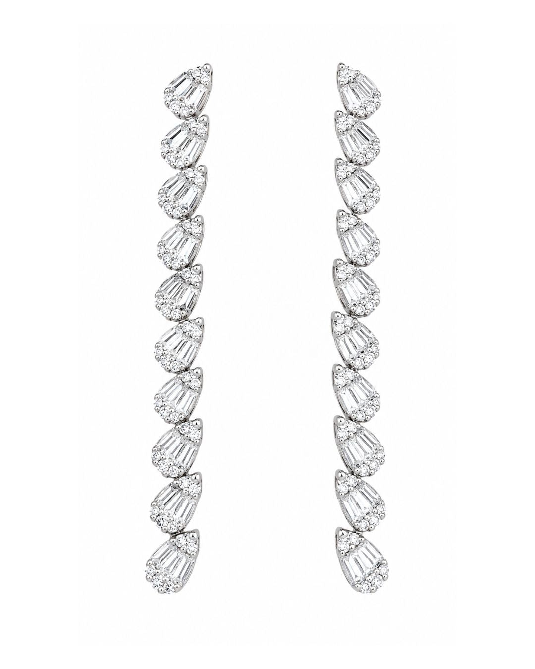Aro Royal Pera <br> Oro blanco y diamantes 7,4GR