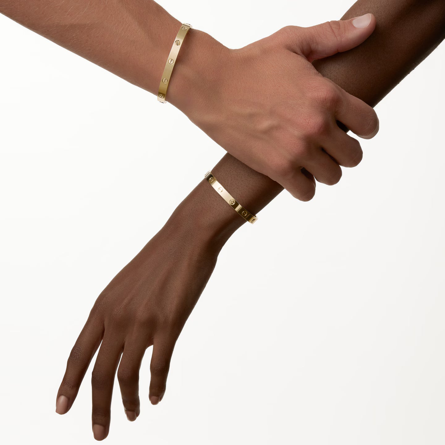 Pulsera LOVE cierre con tornillo - Oro Amarillo