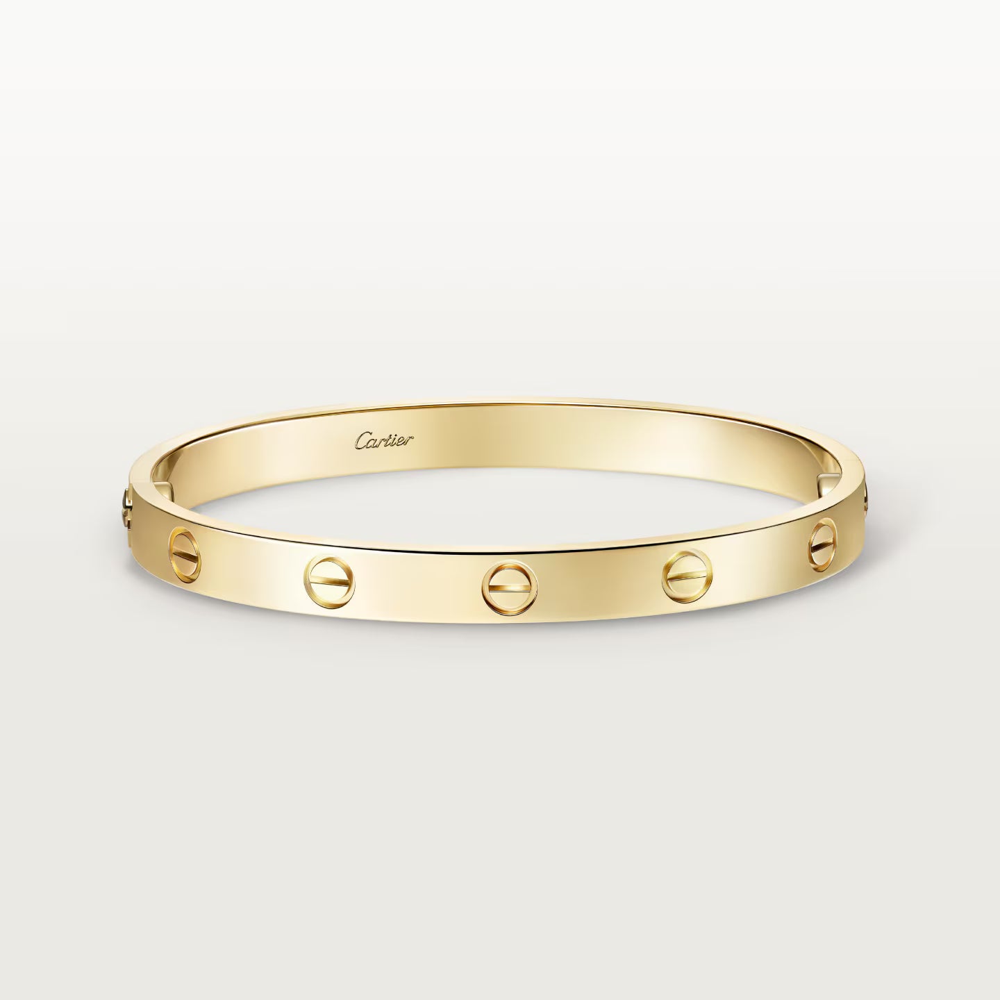 Pulsera LOVE cierre con tornillo - Oro Amarillo